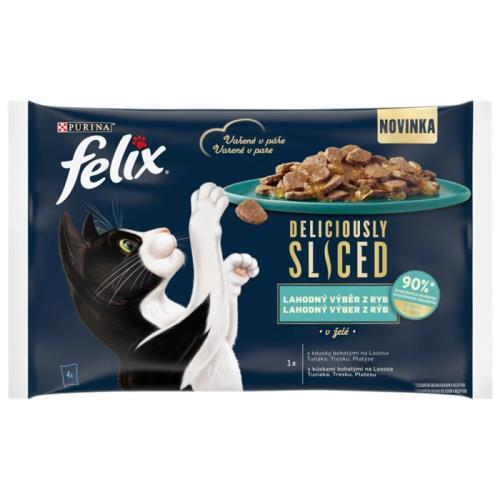 Felix Deliciously sliced kapsička mp fish selection @4x80g