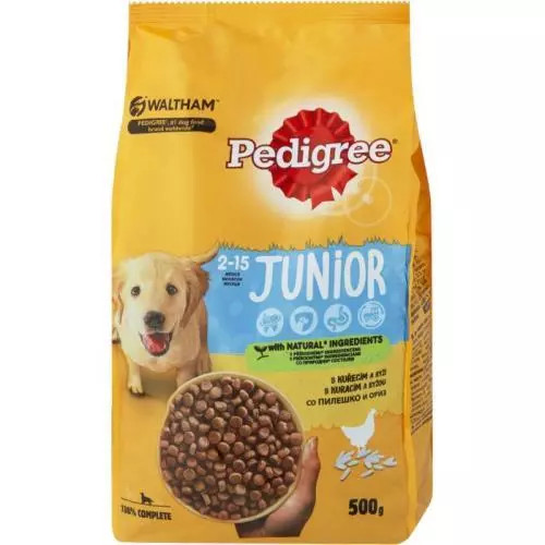 Pedigree Granule pro psy JUNIOR s kuřecím a rýží 500 g