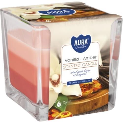 Bispol svíčka vanilla - amber 170g