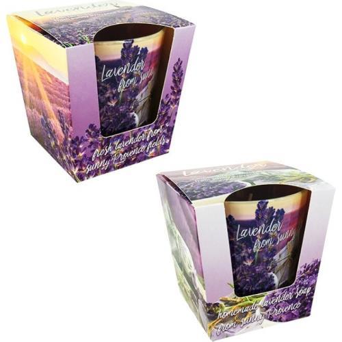Svíčky svíčky lavender fields & soap 115g