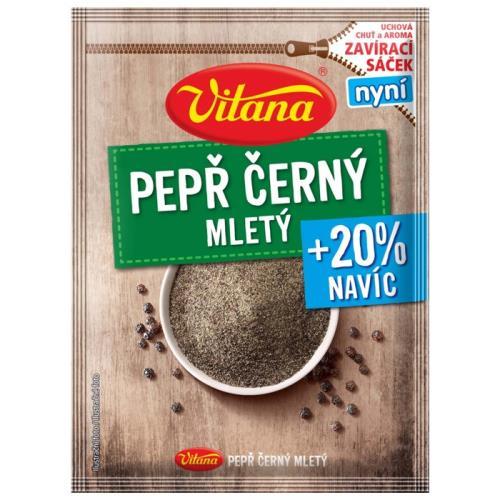 Vitana Koření pepř černý mletý 20g