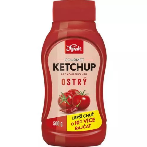 Spak gourmet ketchup ostrý 500g