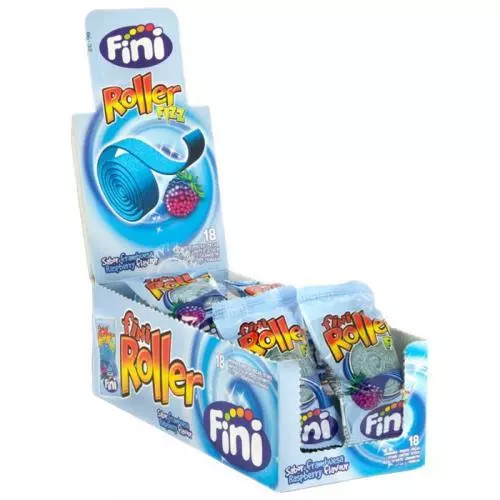 Levně Fini roller 18ks fizz raspberry 360g