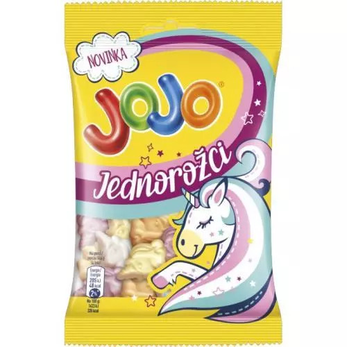 Jojo bonbóny jednorožci 80g