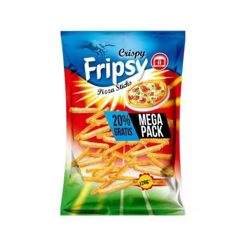 Fripsy crispy tyčinky pizza 120g