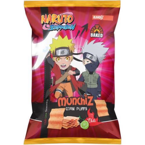 Munchiz cornpuffs naruto chilli lime 50g