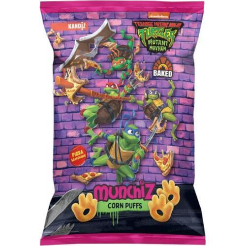 Munchiz cornpuffs ninja turtles pizza 40g