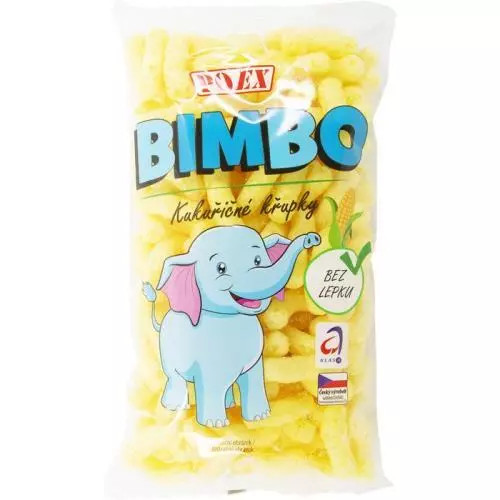 Poex bimbo kukuřičné křupky bez soli 100g