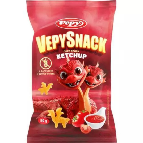 VEPY Snack s kečupovou příchutí 50 g