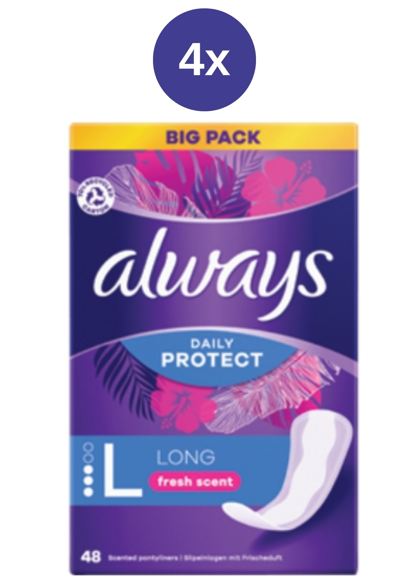 Levně Always Intimky 4x(48ks/kra)ProtLong Deo