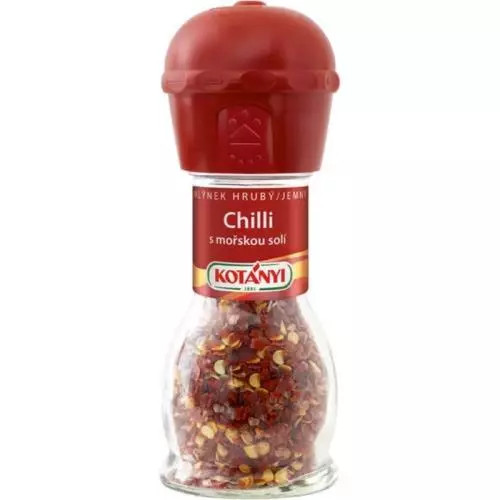Kotányi mlýnek chilli pálivé s mořskou solí 34g