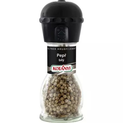 Levně Kotányi mlýnek pepř bílý celý 52g