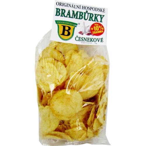B Brambůrky česnekové 70g  10%