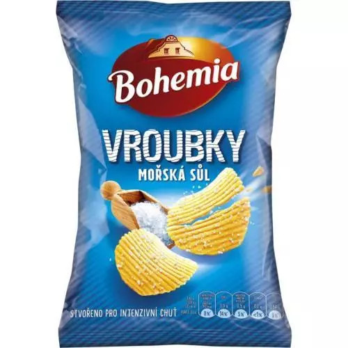 Bohemia vroubkované mořská sůl 65g