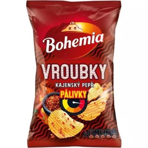 Bohemia vroubky pálivky kajenský pepř 120g