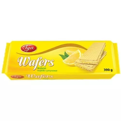 Levně Iga oplatky lemon 300g