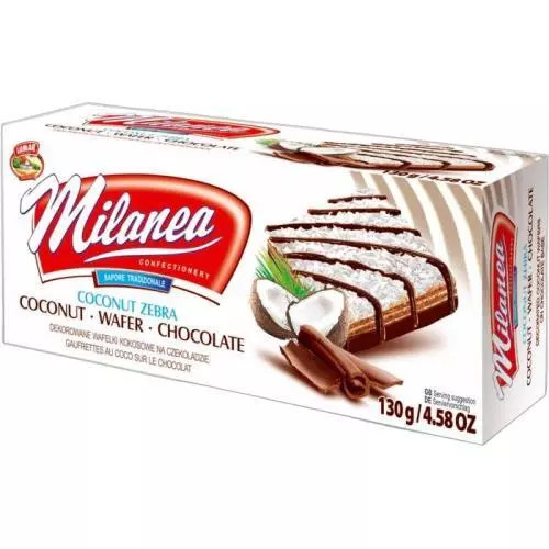 Lumar Milanea wafer coconut zebra 130g