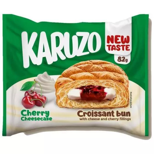 Karuzo Pita z listového těsta se sýrovo-třešňovou náplní 82 g