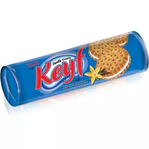 Keyf sandwich biscuit vanilka 140g