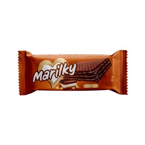 Marilky oplatka black nugát nemáčené 33g