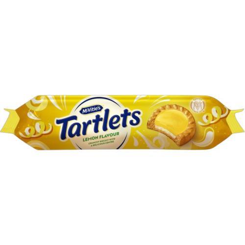 McVities tartlets biscuits lemon flavour 100g