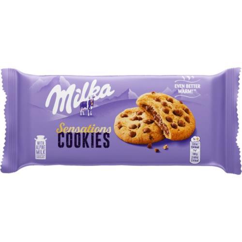 Milka biscuits sensations choco inside 156g