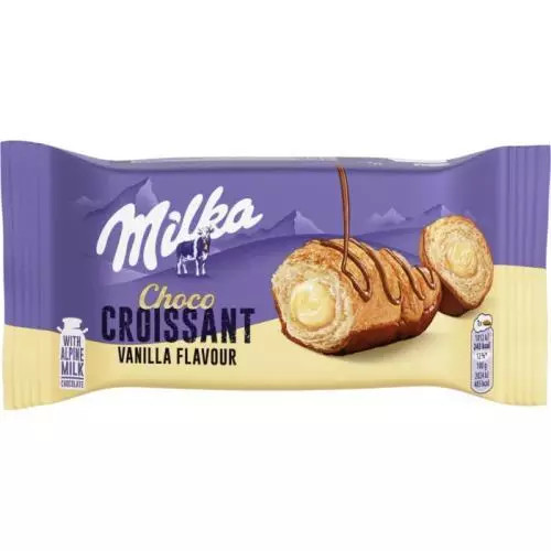 Milka croissaint choco vanilla flavour 50g