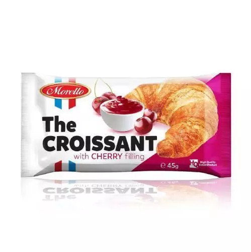 Morello croissant s třešňovým krémem 45g