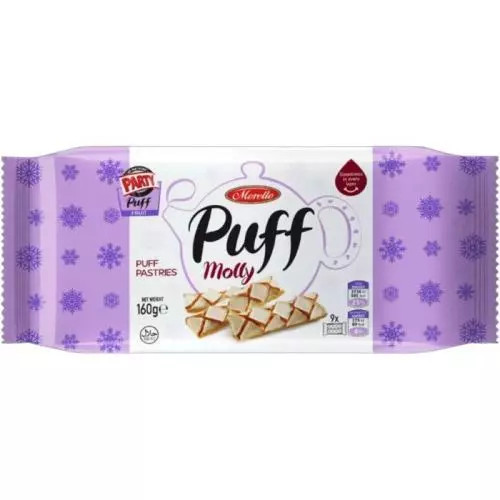 Levně Morello puff pastry molly 160g