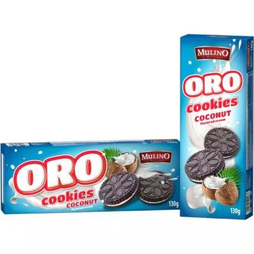 Mulino cookies oro coconut 130g