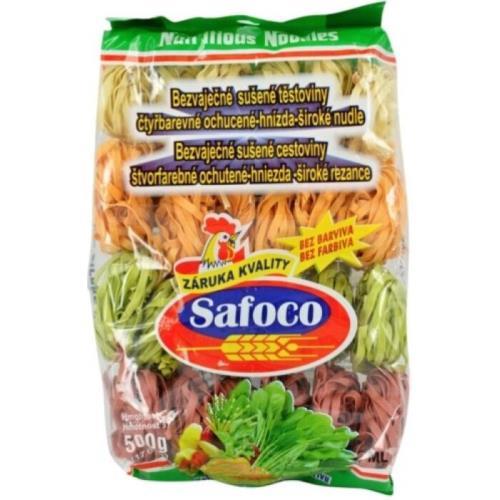 Barevné těstoviny safoco 500g