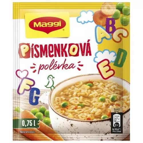 Maggi tradiční polévka písmenková 51g