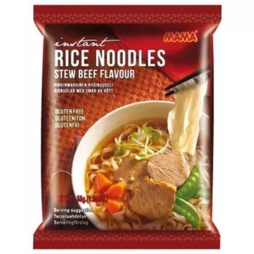 MAMA instantní rýžové nudle s příchutí hovězí 55g