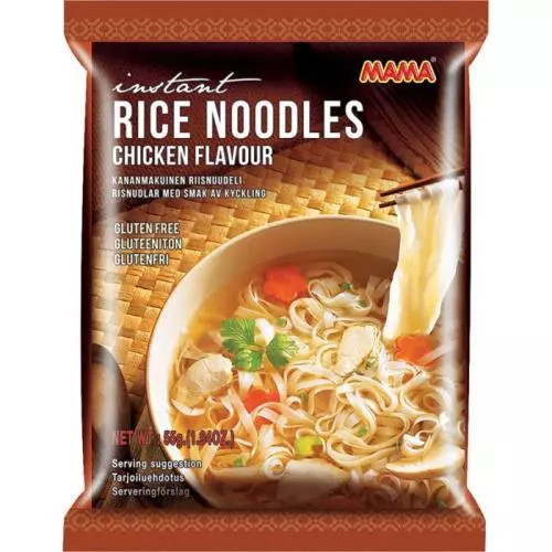MAMA instantní rýžové nudle s příchutí kuřecí 55g