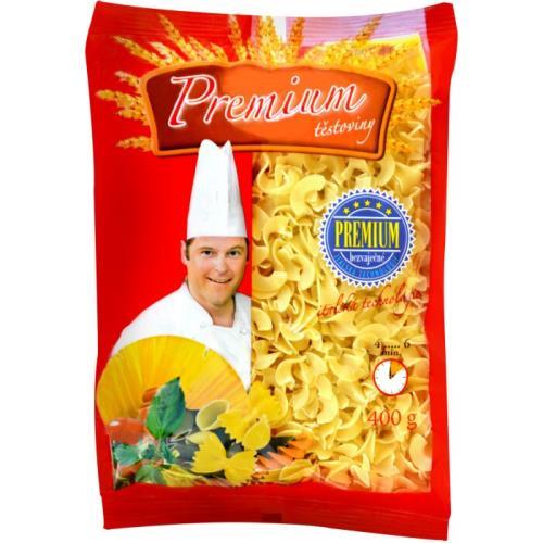 Premium těstoviny široké řezance bezvaječné 400g