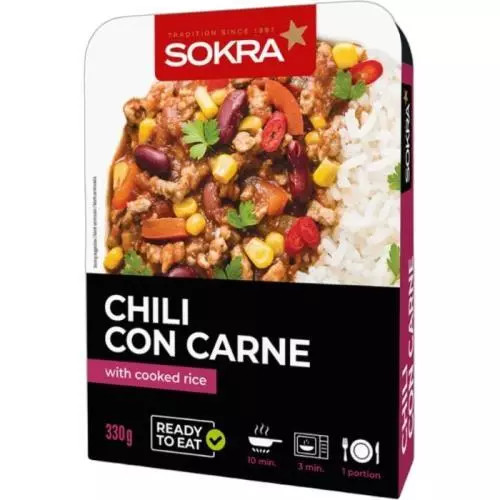 Sokra rýže chili con carne 330g