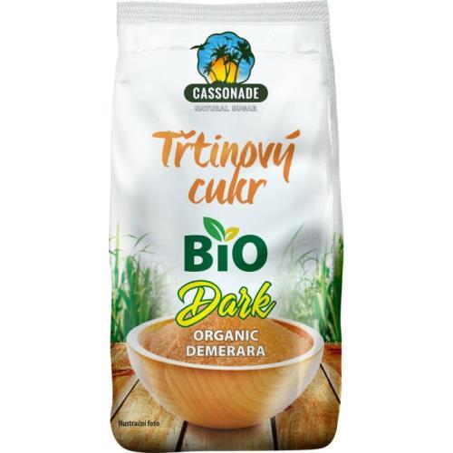 Cassonade třtinový cukr bio dark 400g
