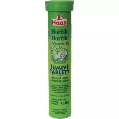 Levně Haas šumivé tabletky hořčík 80g