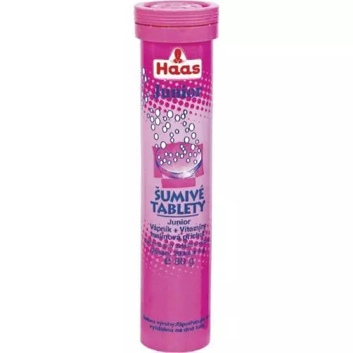Levně Haas šumivé tabletky junior 80g