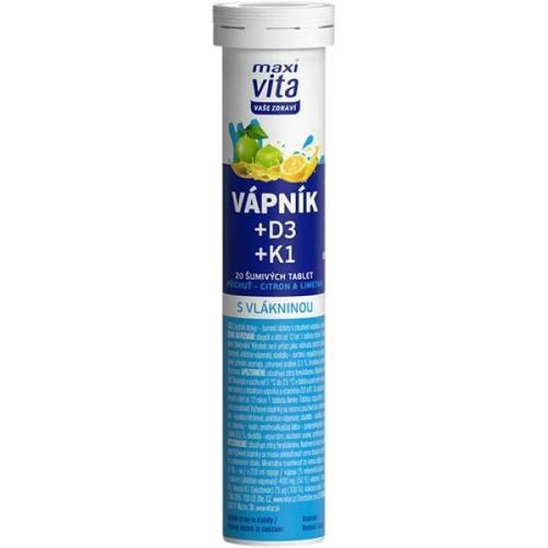 Maxi Vita Vápník + D3 + K1 20 eff. tbl.