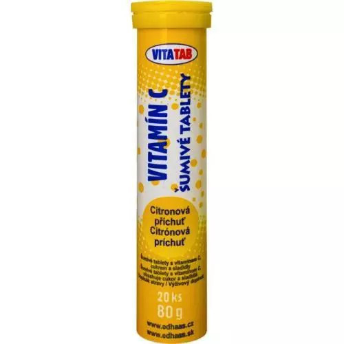 Levně Vitatab šumivé tabletky vitamín c 80g