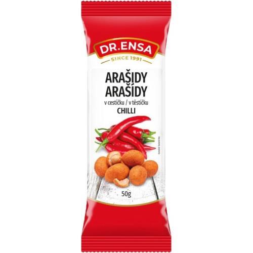 Dr.Ensa arašídy v těstíčku s příchutí chilli 50g