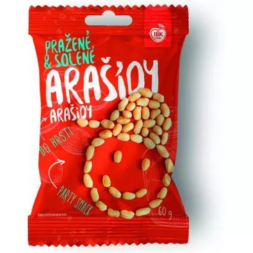 Levně IBK arašídy pražené solené 60g