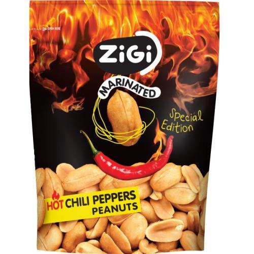 ZIGI arašídy hot chilli peppers 70g