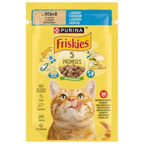 Friskies kapsička s lososem 85g