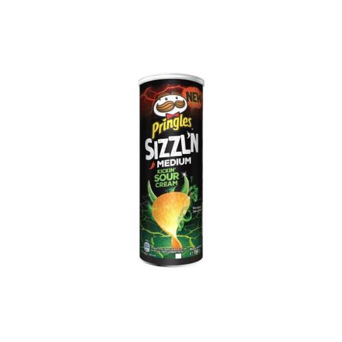 Pringles sizzling kicking sour cream 160g