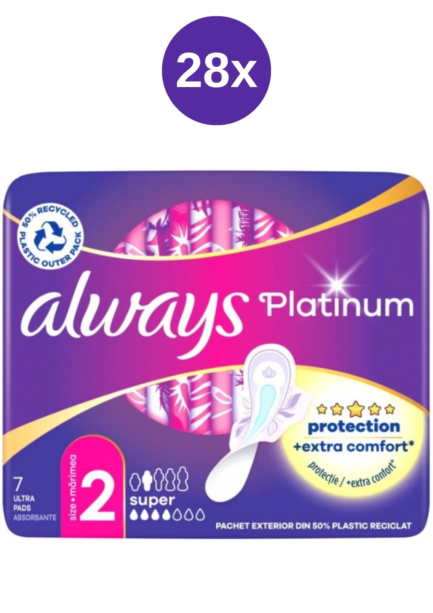 Levně Always Ultra Platinum Sup.Sin. 28x(7ks/fol)