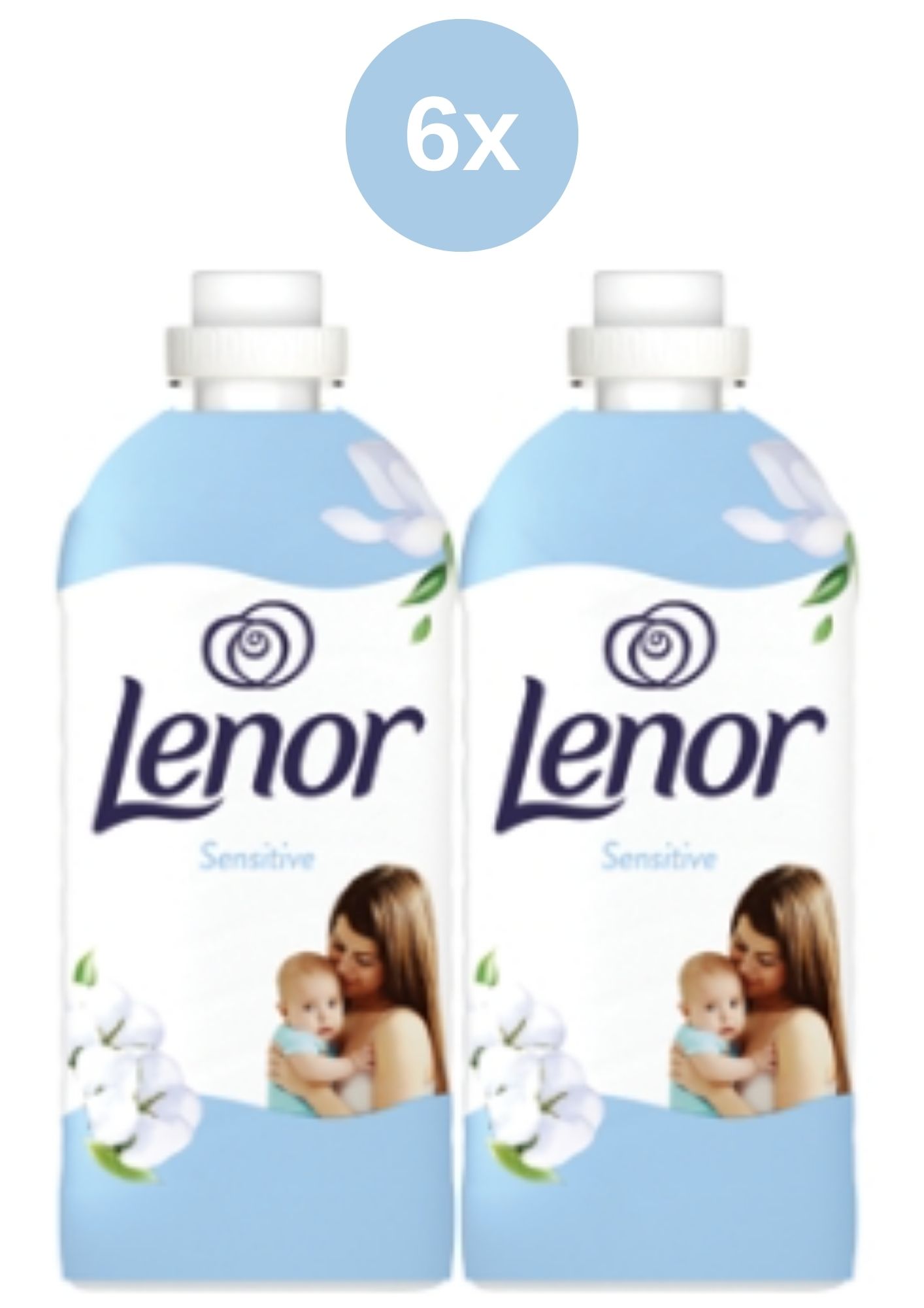 Lenor aviváž 6x118PD Sensitive - 2x1239ml