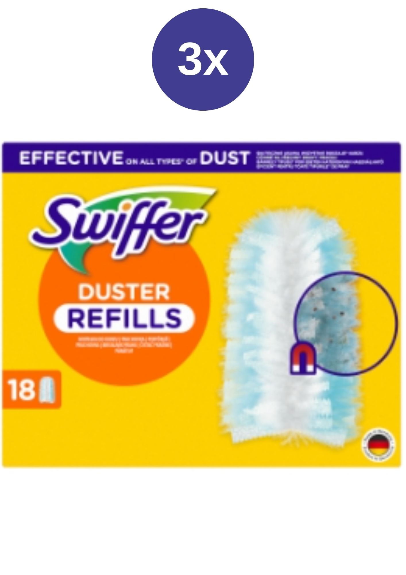 Levně Swiffer Prachovky 3x(18ks/kra)