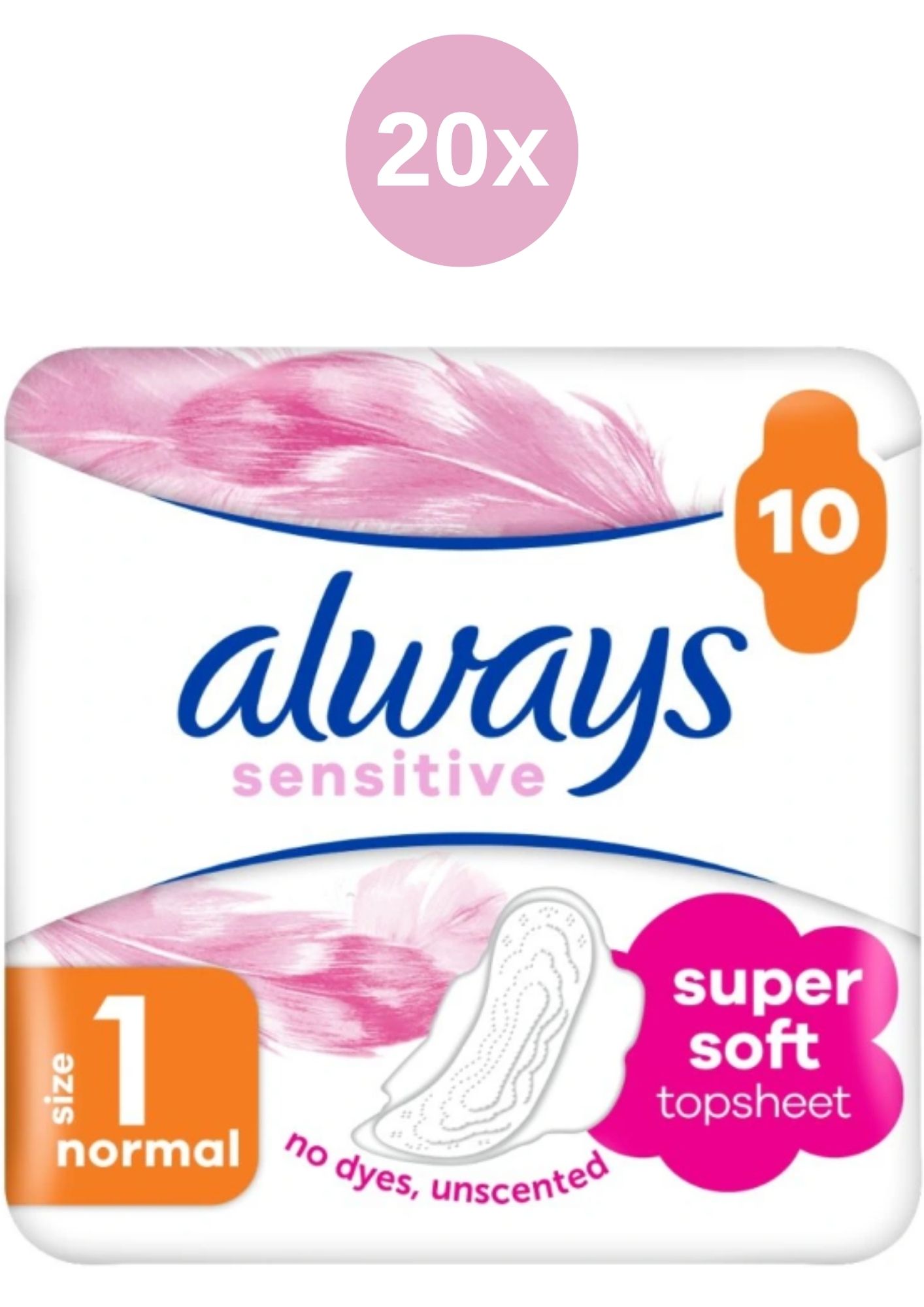Levně Always vložky 20x(10ks/fol) Ultra Sens Norm